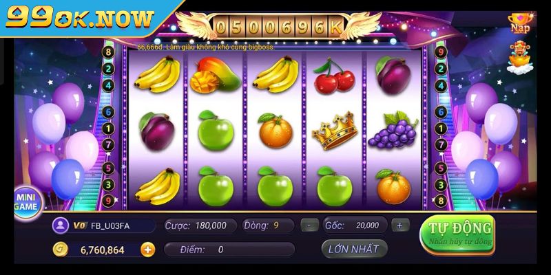 Hướng dẫn chơi  Slot trái cây 99OK và chiến thuật hiệu quả 4 Chiến thuật chơi hiệu quả