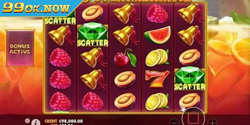 Hướng dẫn chơi  Slot trái cây 99OK và chiến thuật hiệu quả 2 Luật chơi slot trái cây 99ok đơn giản